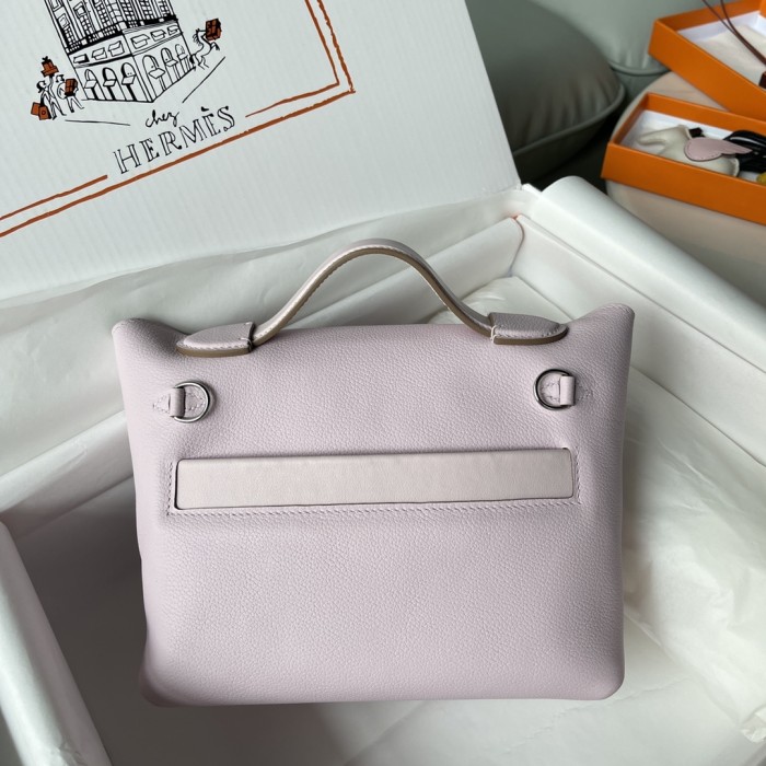  Handbags Hermes mini ever color size：21 cm