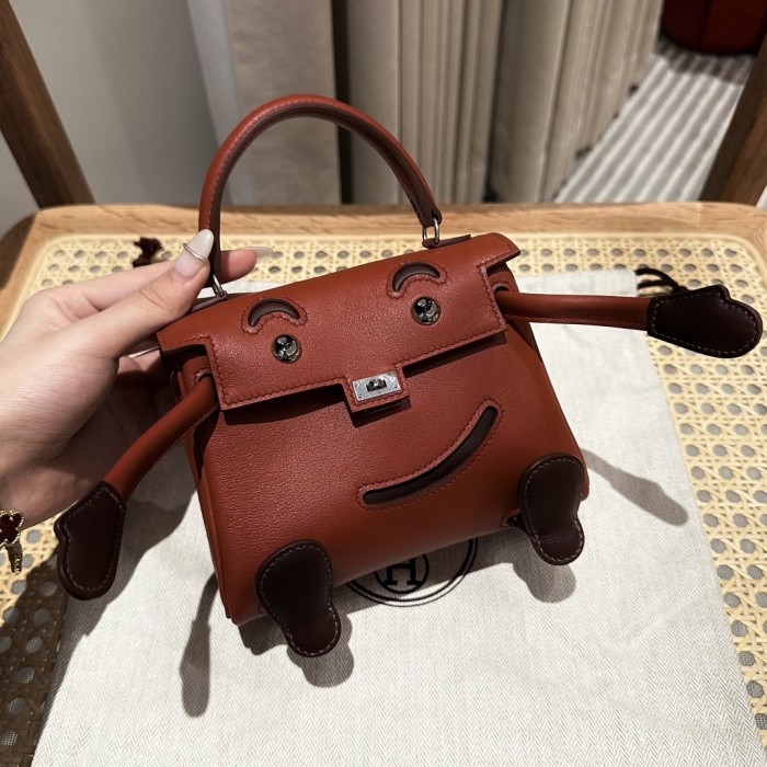 Handbags Hermes Kelly doll size:19 cm
