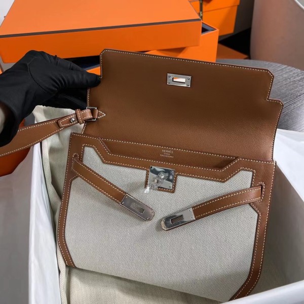  Handbags Hermes Kelly depeches size:25 cm