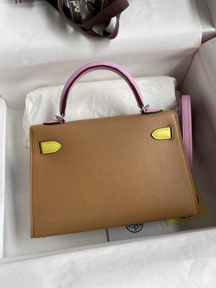  Handbags HermesMini Kelly size:19 cm