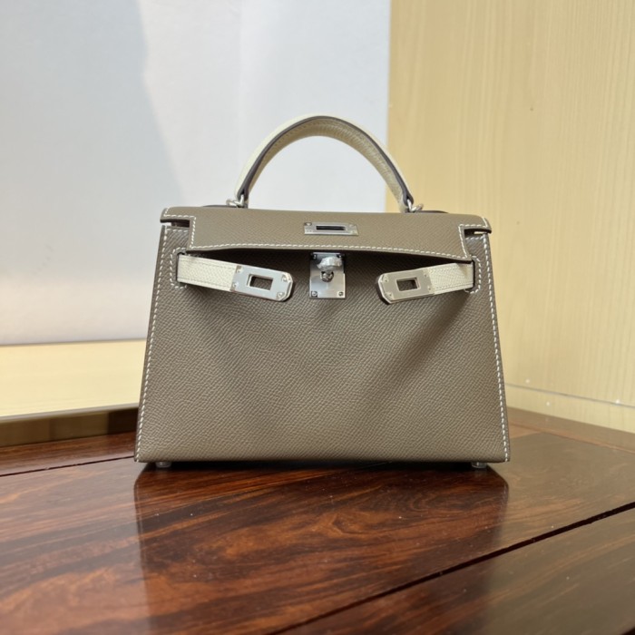  Handbags Hermes Kelly size:19 cm