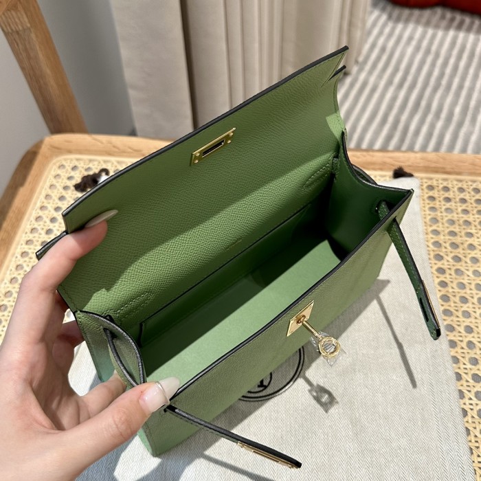  Handbags Hermes Mini kelly size:22 cm