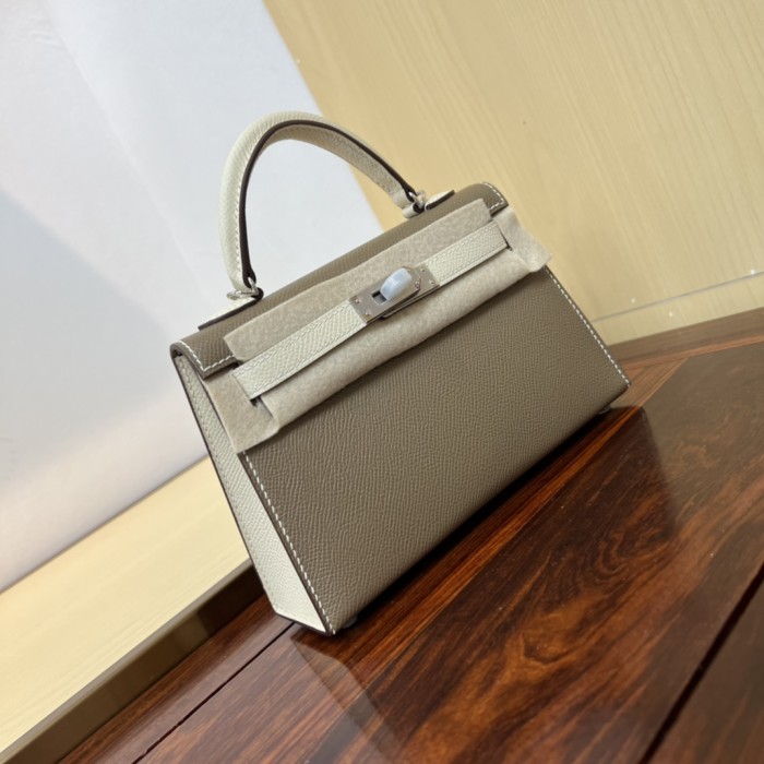 Handbags Hermes Kelly size:19 cm