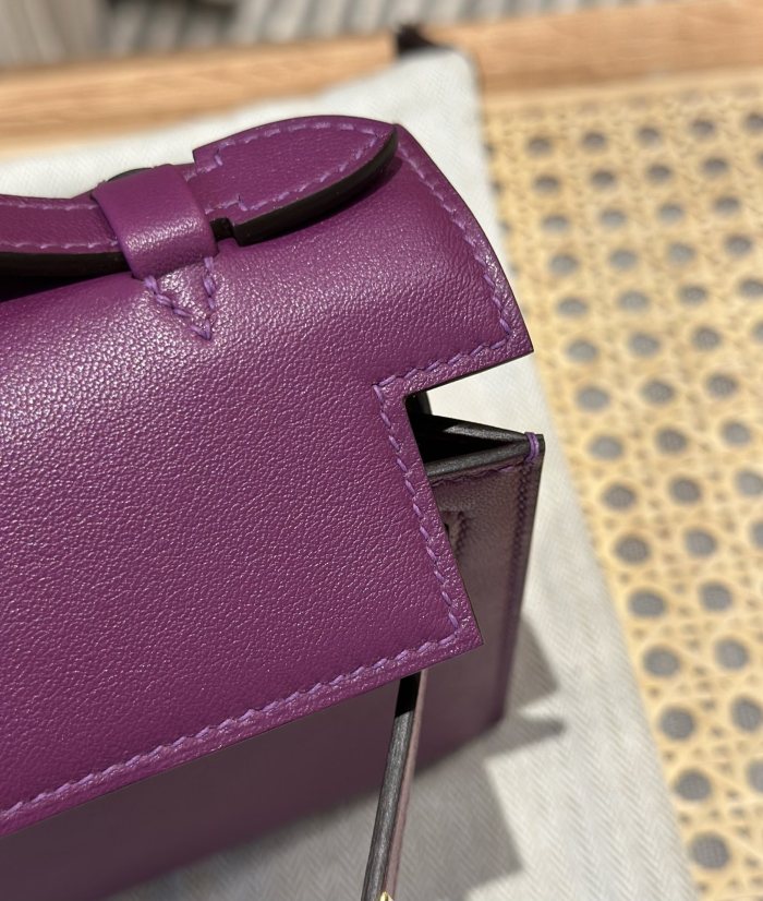  Handbags Hermes Mini kelly size:22 cm