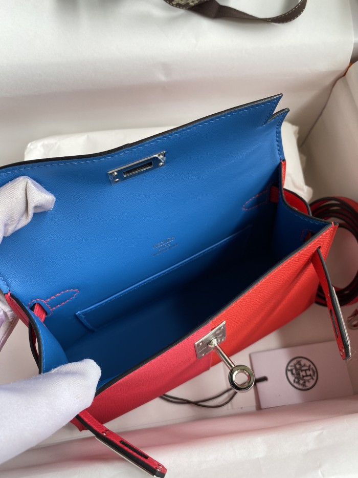  Handbags Hermes Mini Kelly size:19 cm