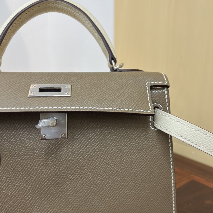  Handbags Hermes Kelly size:19 cm