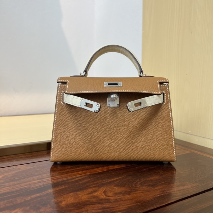  Handbags Hermes Kelly size:19 cm