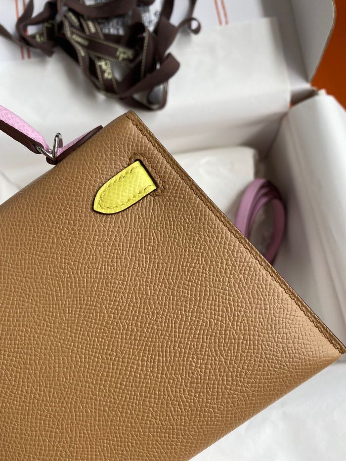  Handbags HermesMini Kelly size:19 cm