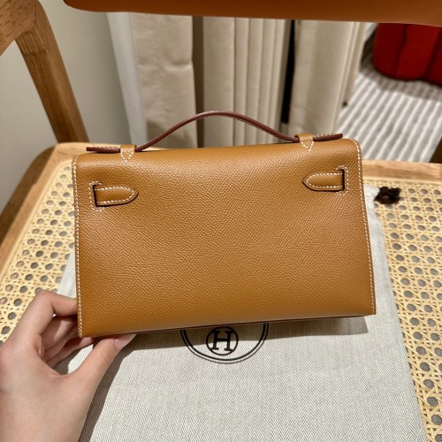  Handbags Hermes mini Kelly size:22cm