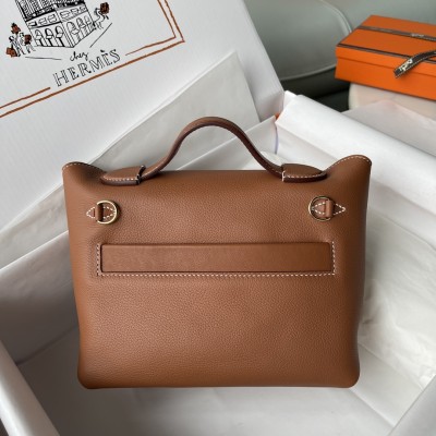  Handbags Hermes mini ever color size：21 cm