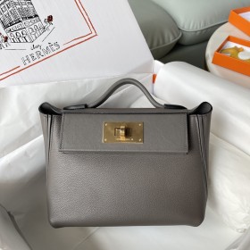  Handbags Hermes mini ever color size：21 cm