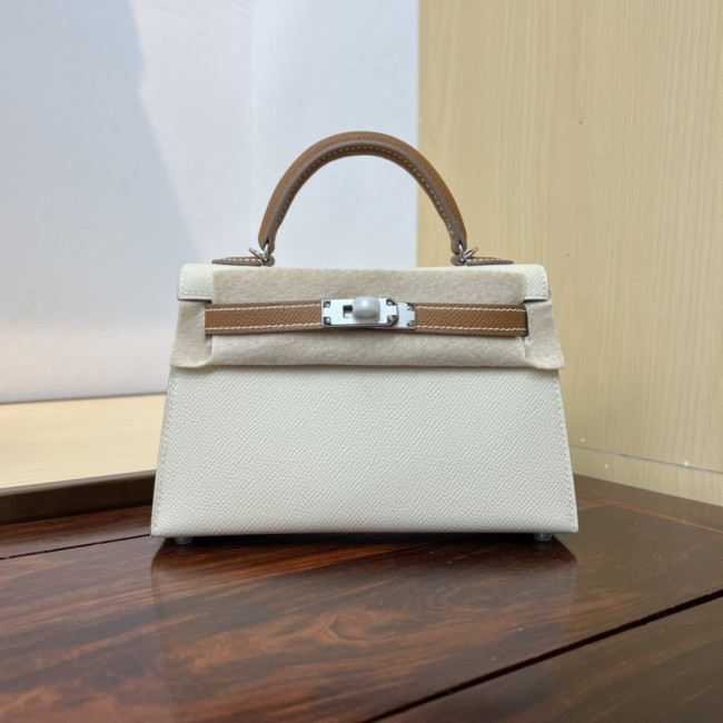  Handbags Hermes Kelly size:19 cm