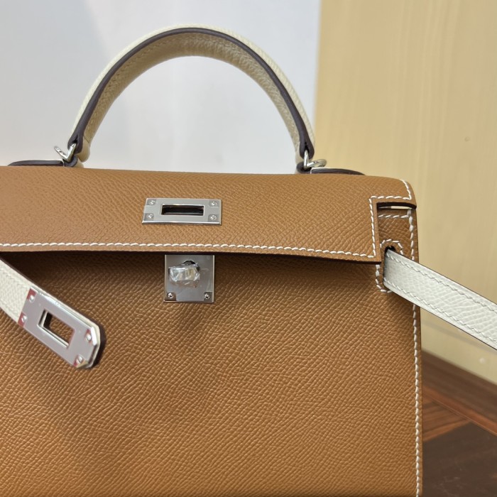  Handbags Hermes Kelly size:19 cm