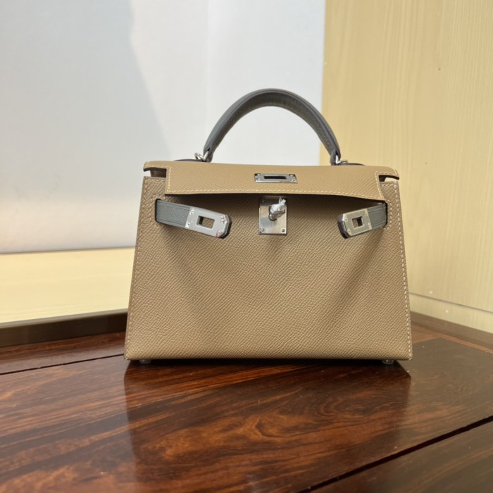  Handbags Hermes Kelly size:19 cm