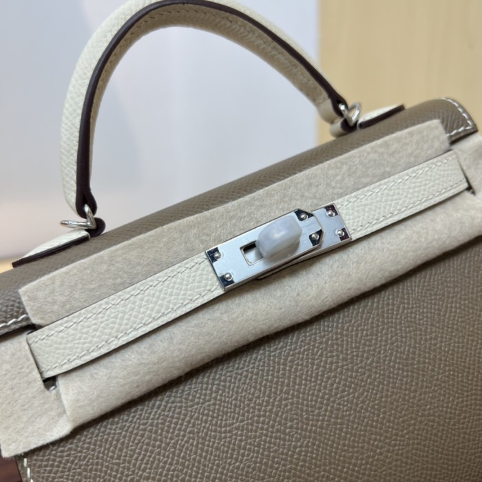  Handbags Hermes Kelly size:19 cm