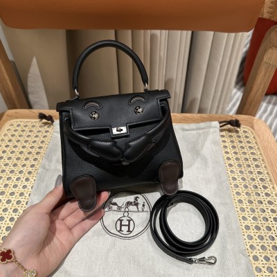  Handbags Hermes Kelly doll size:19 cm