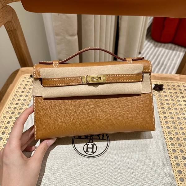  Handbags Hermes mini Kelly size:22cm