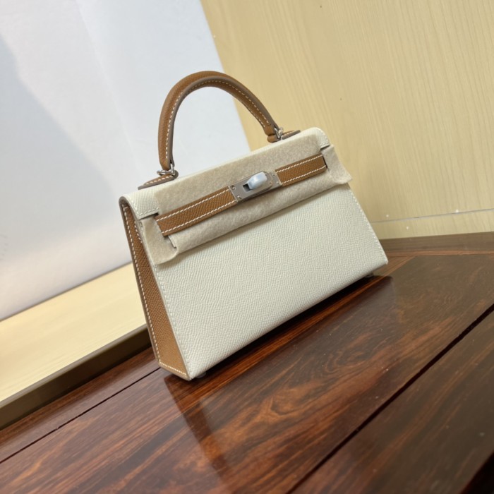  Handbags Hermes Kelly size:19 cm