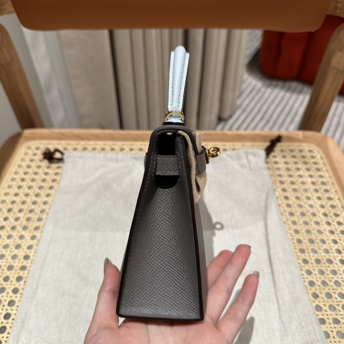  Handbags Hermes mini Kelly size:19cm