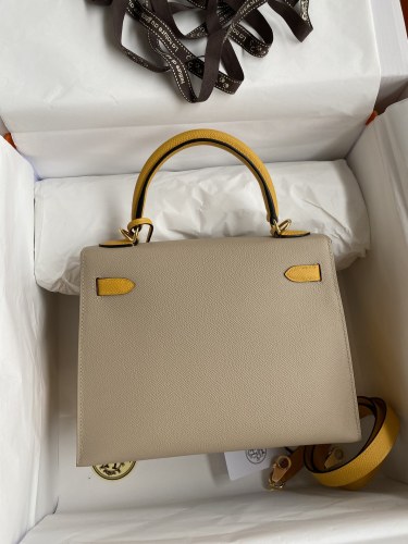  Handbags Hermes Kelly size:25 cm