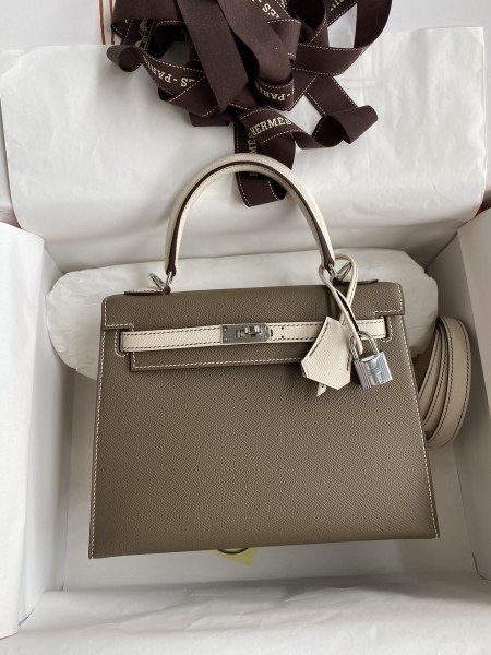  Handbags Hermes Kelly size:25 cm