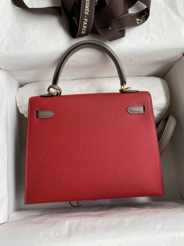  Handbags Hermes Kelly size:25 cm