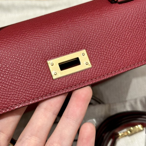  Handbags Hermes mini Kelly size:19cm