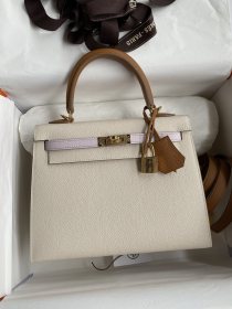  Handbags Hermes Kelly size:25 cm