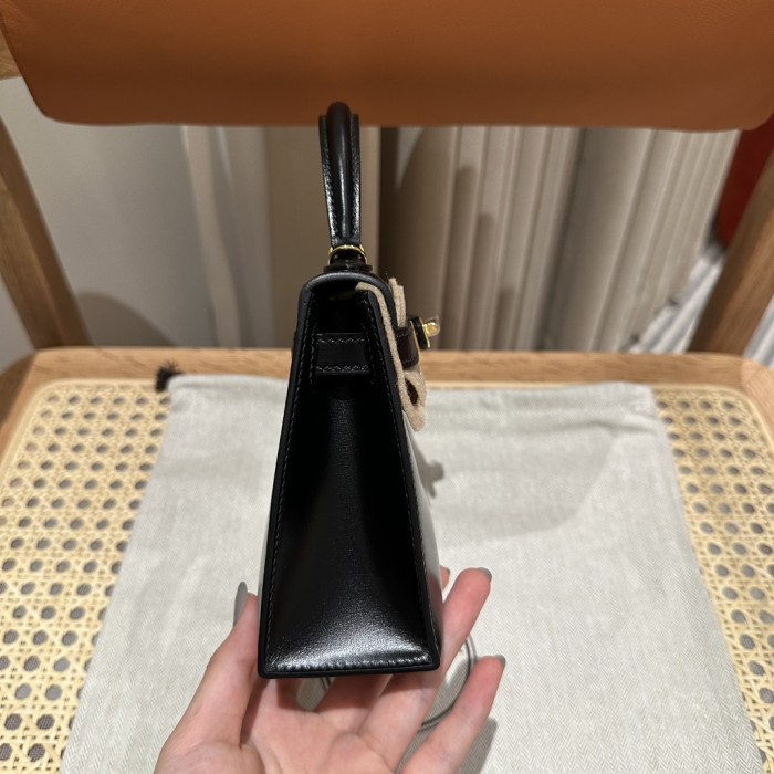  Handbags Hermes mini Kelly size:19cm