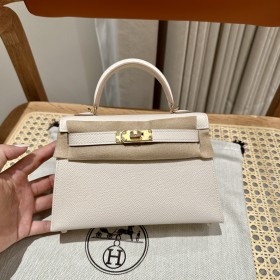  Handbags Hermes mini Kelly size:19 cm