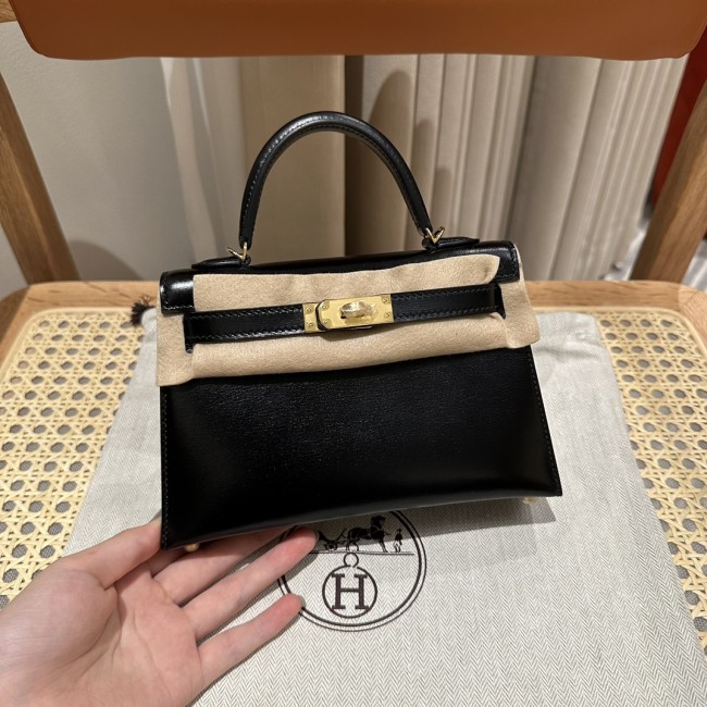  Handbags Hermes mini Kelly size:19cm