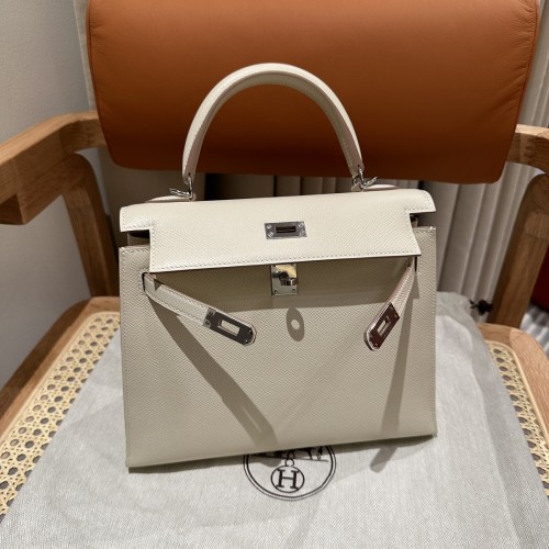  Handbags Hermes Kelly size:25 cm