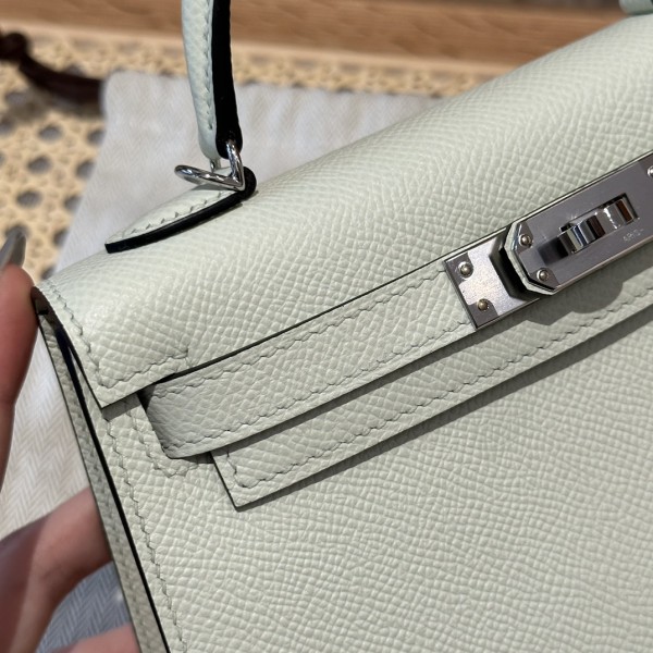  Handbags Hermes mini Kelly size:19 cm