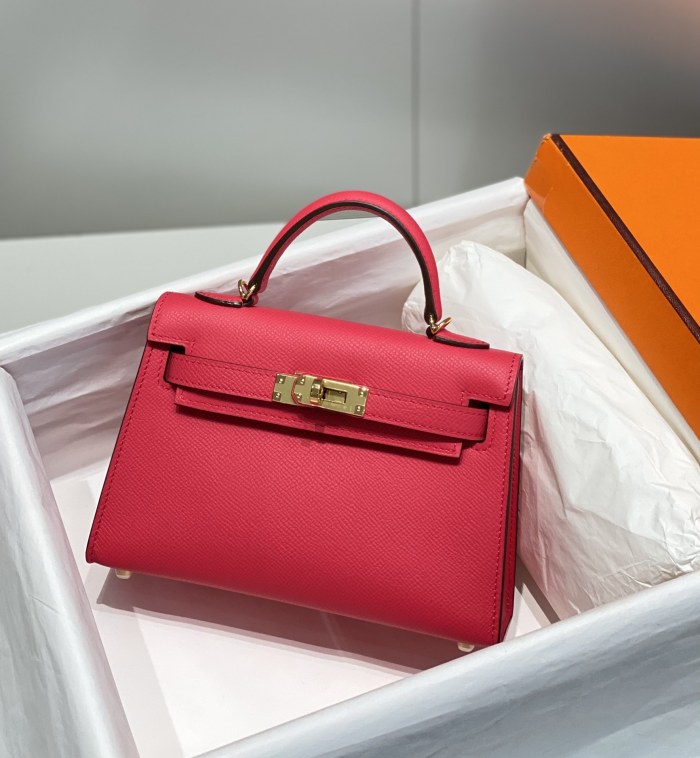  Handbags Hermes  𝗠𝗶𝗻𝗶 𝟎𝐒 size:19 cm