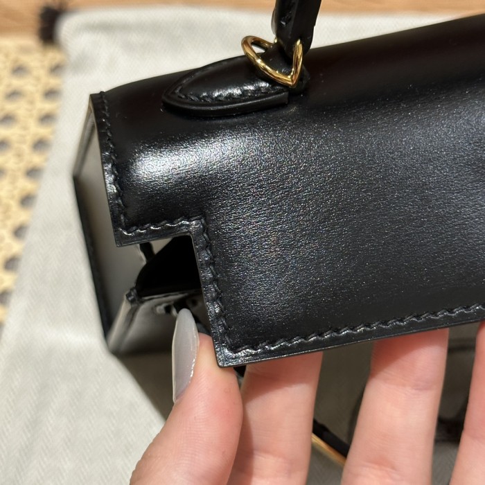  Handbags Hermes mini Kelly size:19cm