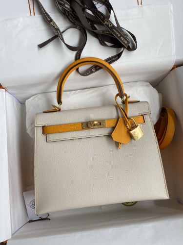  Handbags Hermes Kelly size:25 cm