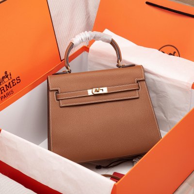  Handbags Hermes Kelly size:28 : 22 : 10 cm