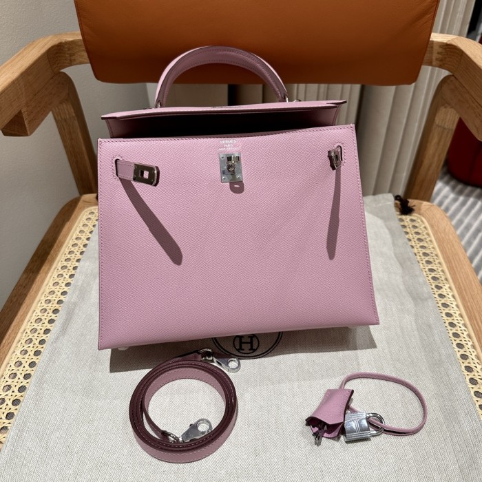  Handbags Hermes Kelly size:25 cm