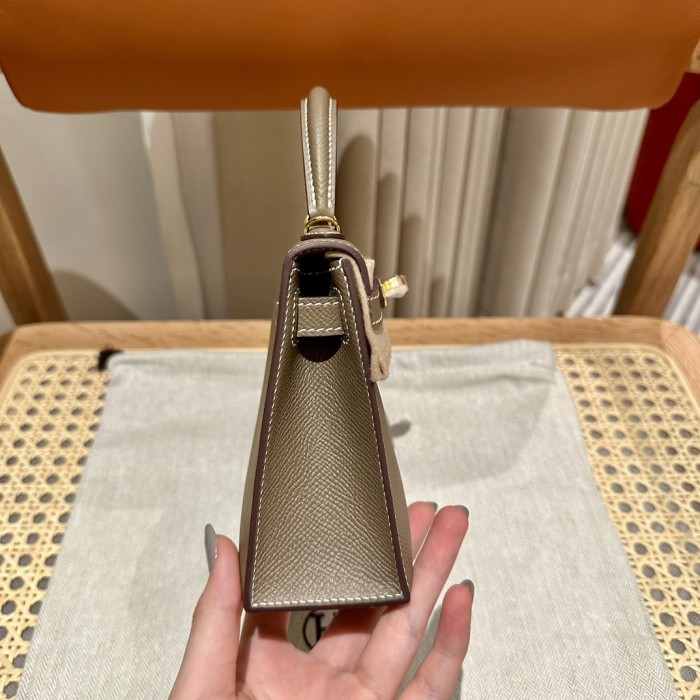  Handbags Hermes mini Kelly size:19cm