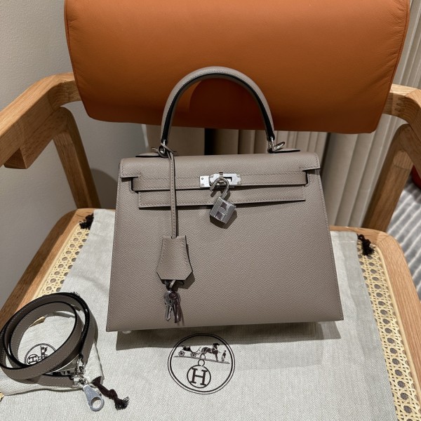  Handbags Hermes Kelly size:25 cm
