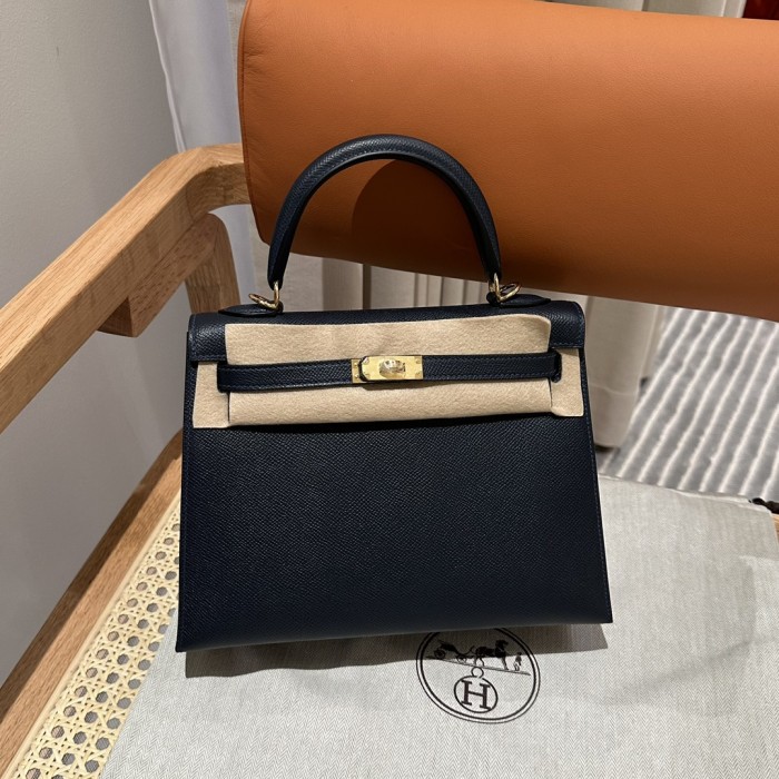  Handbags Hermes Kelly size:25 cm