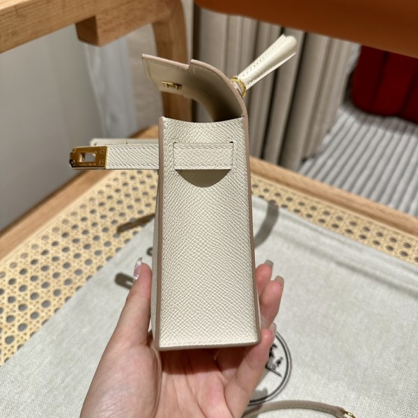  Handbags Hermes mini Kelly size:19cm