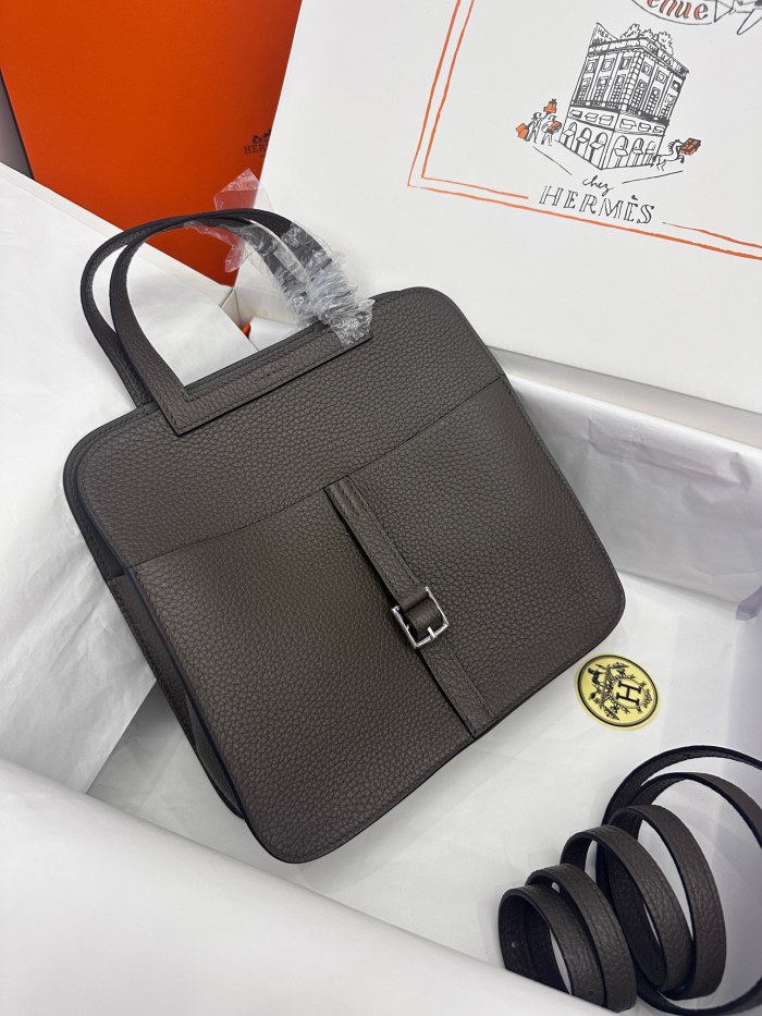  Handbags Hermes Halzan size:25 cm