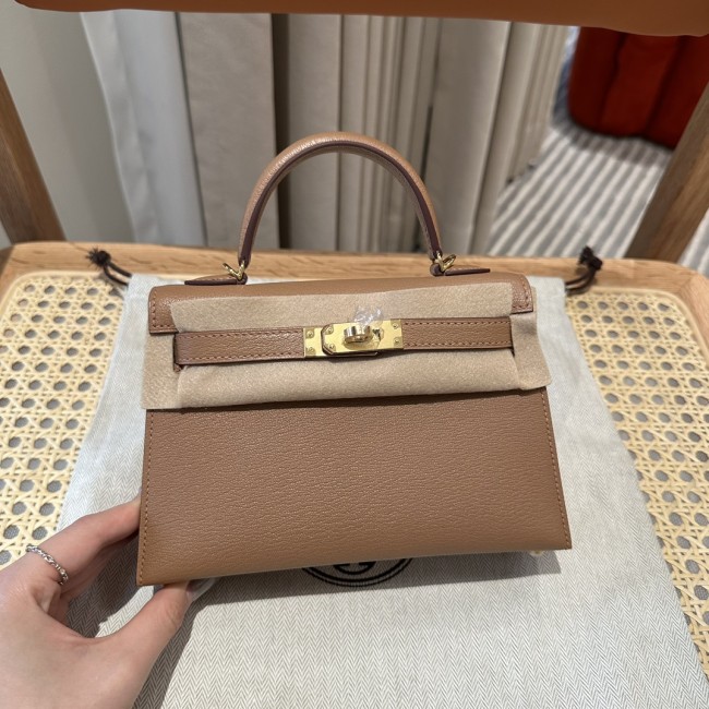  Handbags Hermes mini Kelly size:19 cm
