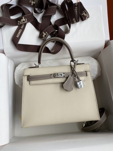  Handbags Hermes Kelly size:25 cm