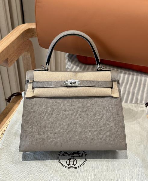  Handbags Hermes Kelly size:25 cm