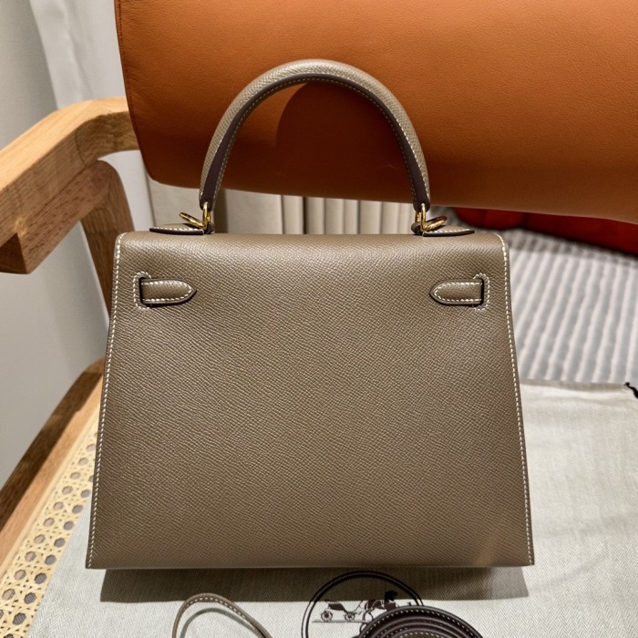  Handbags Hermes Kelly size:25 cm