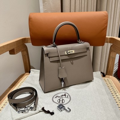  Handbags Hermes Kelly size:25 cm