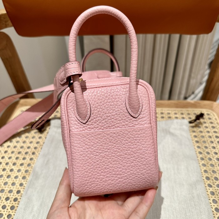  Handbags Hermes mini Lindy size:19 cm