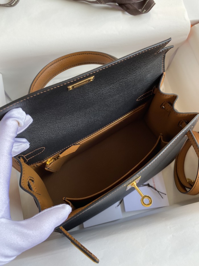  Handbags Hermes Kelly size:25 cm